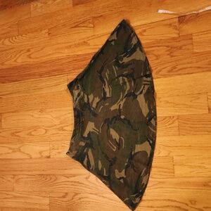 Rehab- Size L Camo Mini skirt